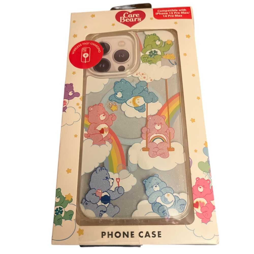 NEW IN BOX CARE BEARS iPHONE 13 PRO MAX/ 14 PRO MAX PHONE CASE